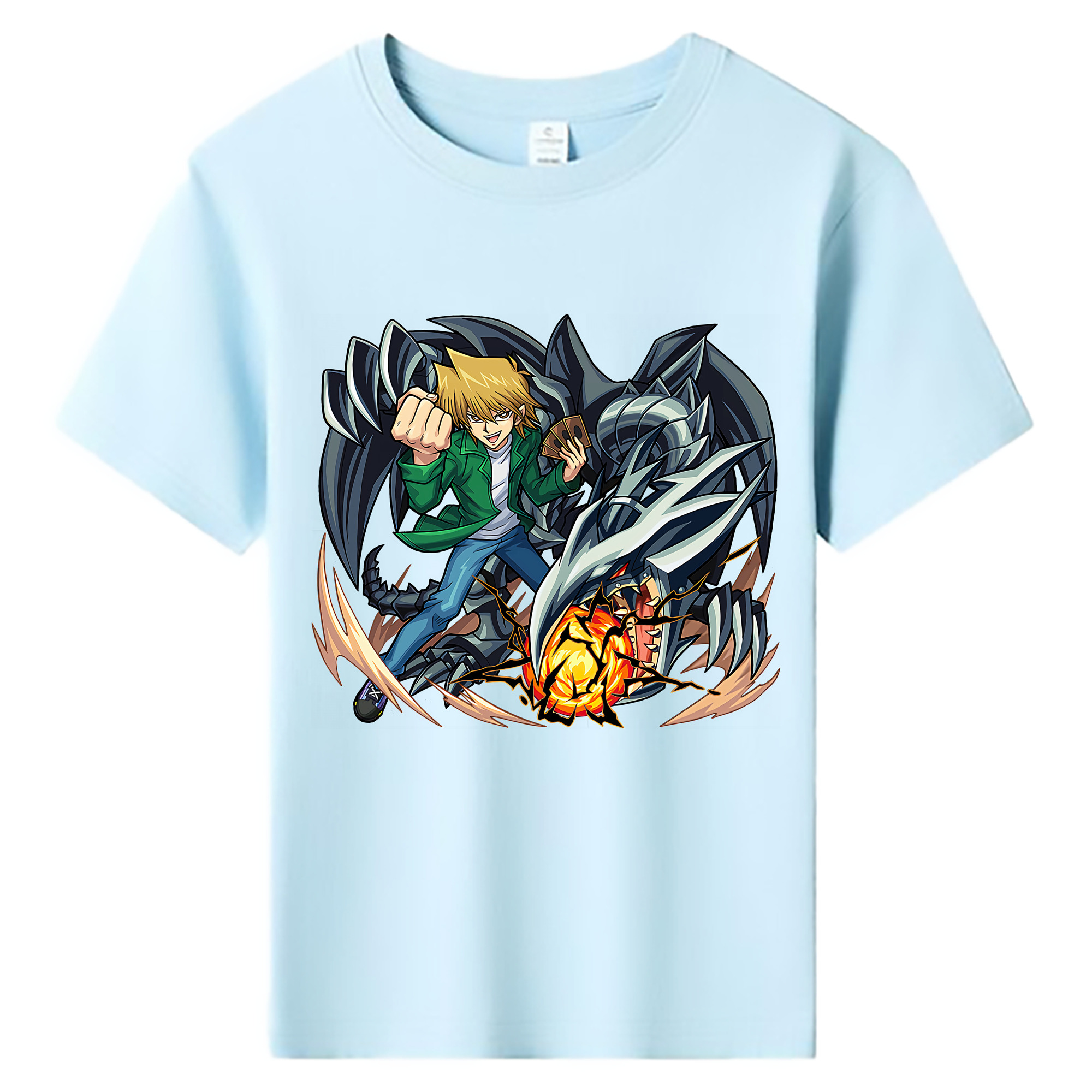 （画像用） 遊☆戯☆王 Yu-Gi-Oh! 綿100％キッズTシャツ（フロントプリント）